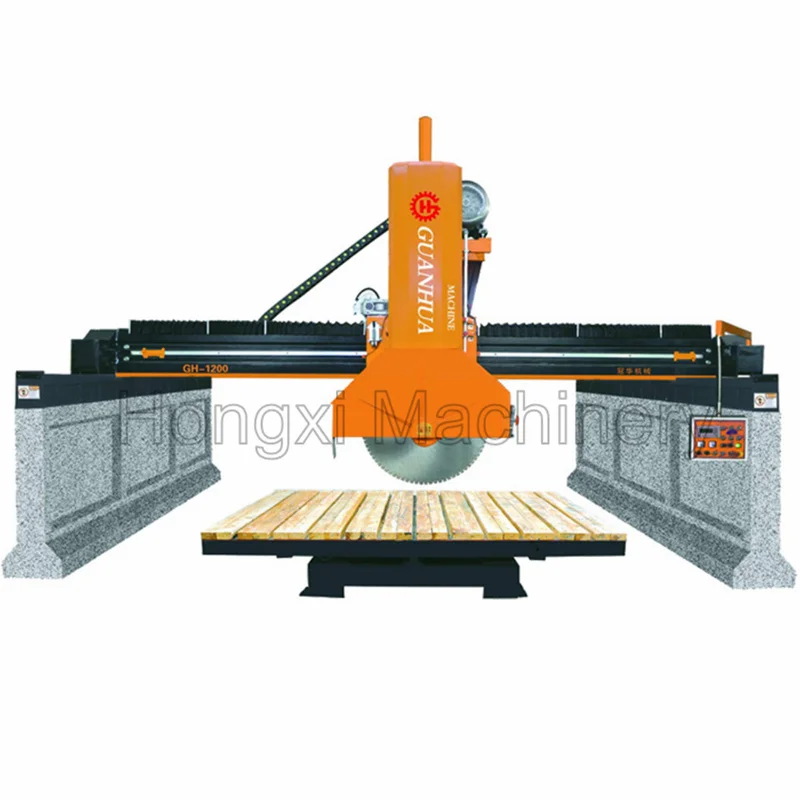 Single Arm Disk Stone marble block cutter saw cutting machine