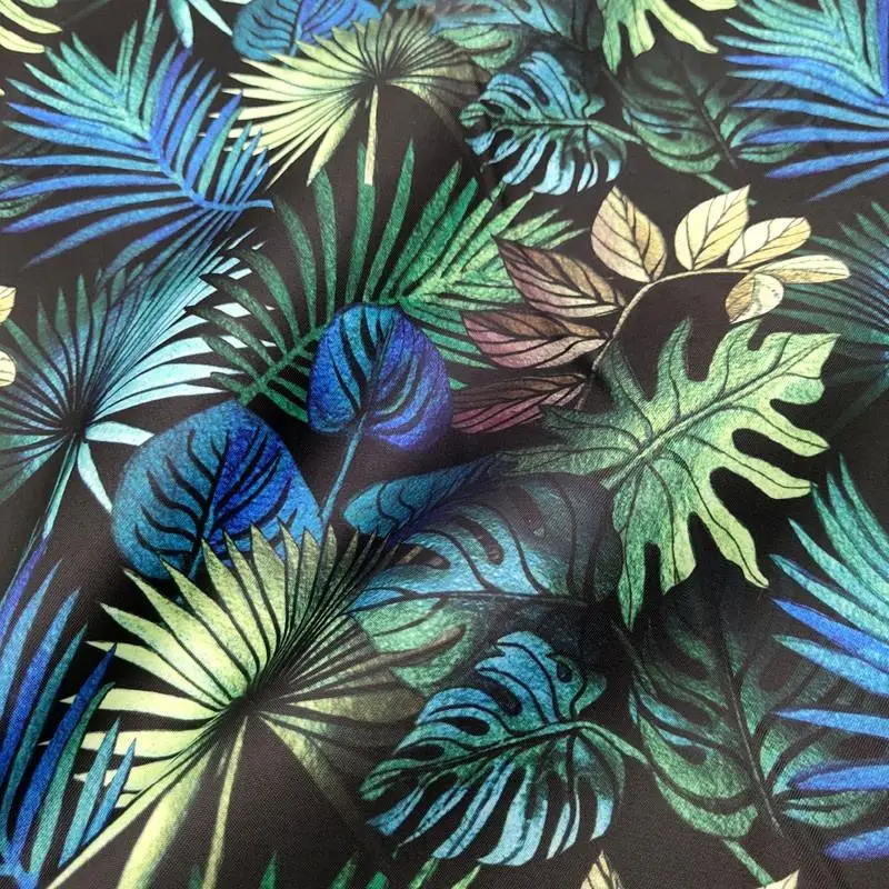Good Quality Spun Rayon Fabric Printed Rayon Stocklot Rayon Screen Print Ready Goods For Dress