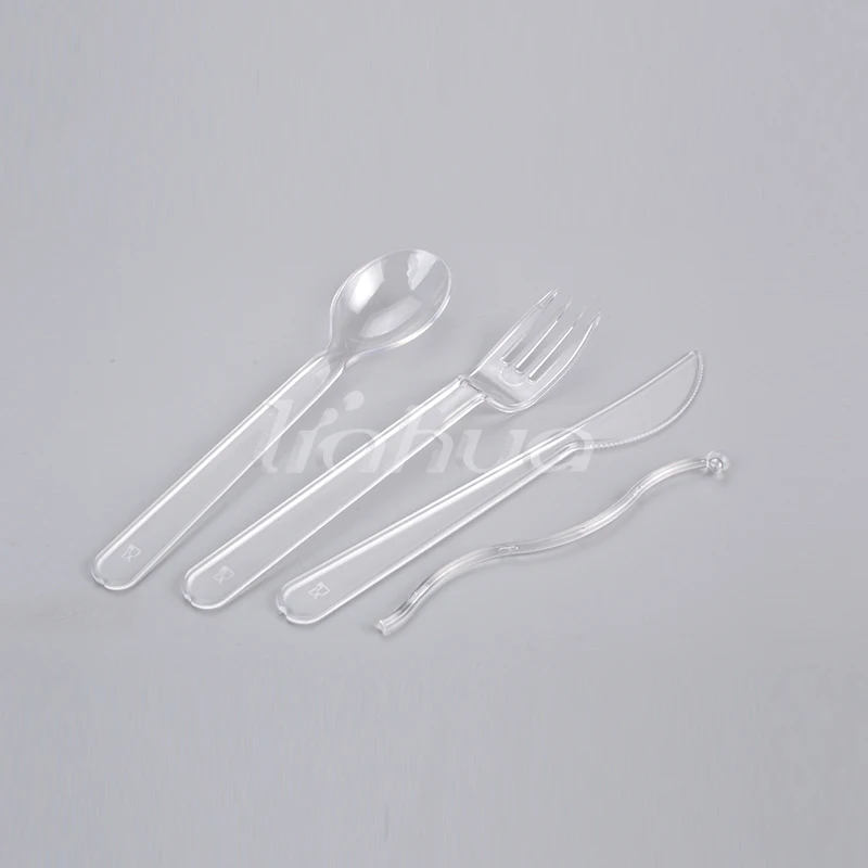 
Pla knife and fork spoon compostable reusable cutlery set 