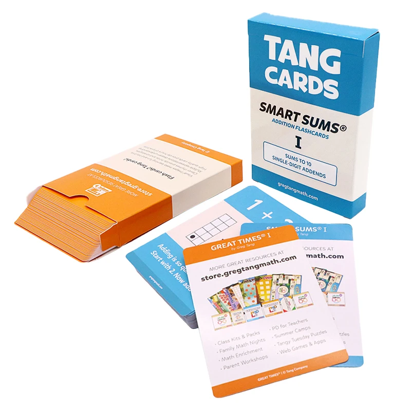 Custom Printing Math English Alphabet Learning Baby Children Flash Card Set Educational Cognitive Cards Flash Cards For Kids