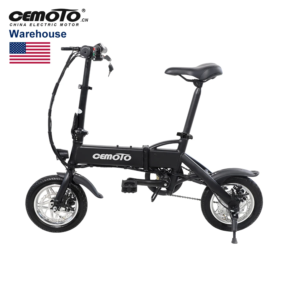 2023 Fast Shipping Lightweight Bicicleta Electrica Bike Us Warehouse 12inch Folding E Bike Mini Electric Bikes for kid