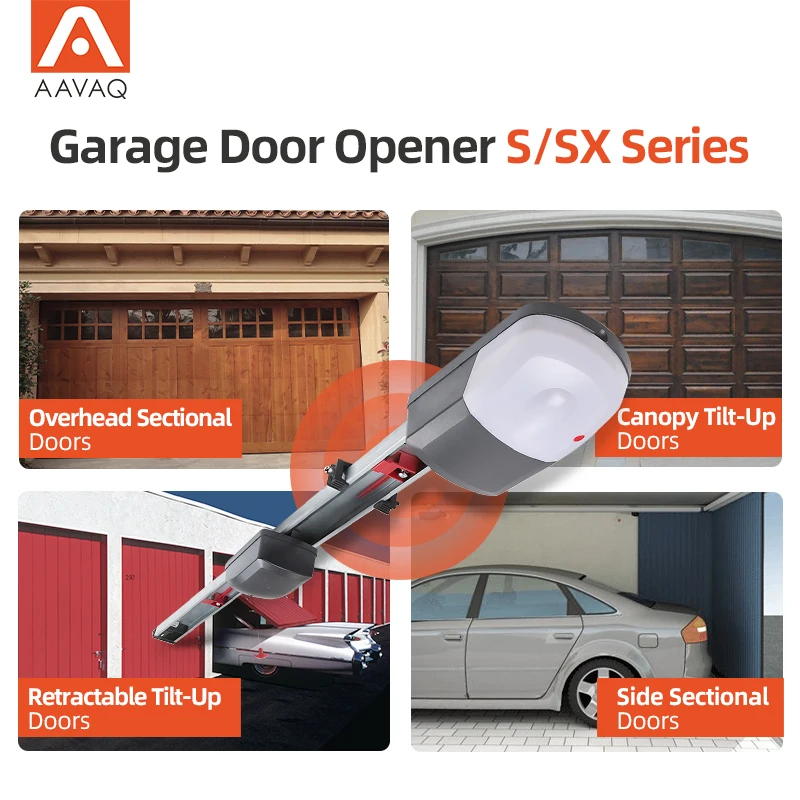 AAVAQ S/SX Series Conductible Chain Travel Motor Drive Garage Door Opener