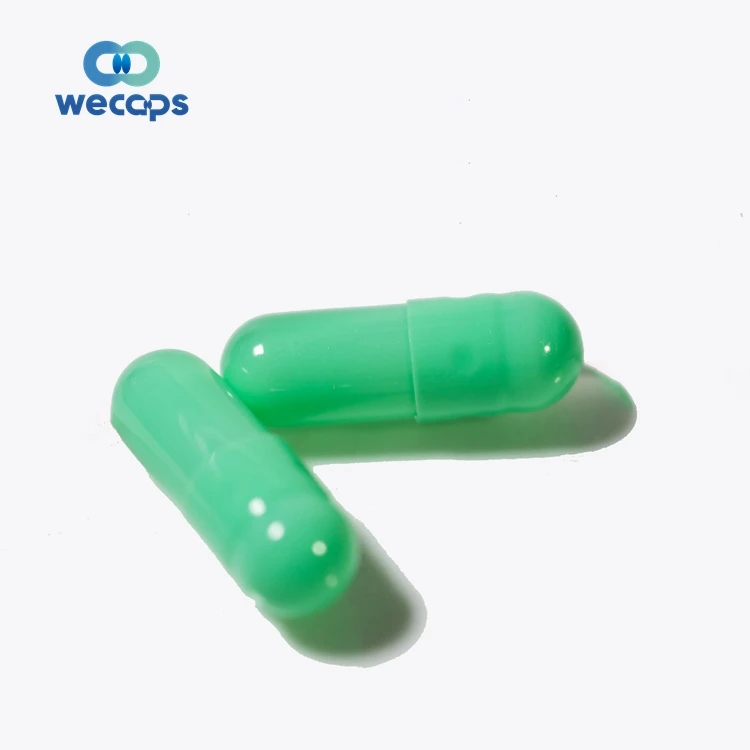 Wecaps медицинские желатиновые костные капсулы размером 2 # разделенные пустые бычий твердый желатин