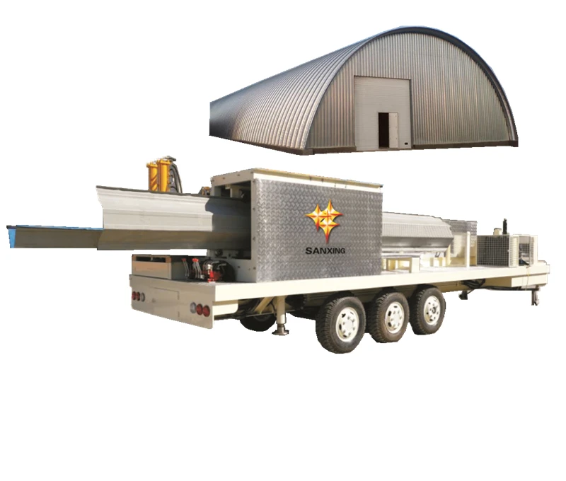 SX-SABM-914-610 K Q Span Arch Roof PPGI Roll Forming Machine