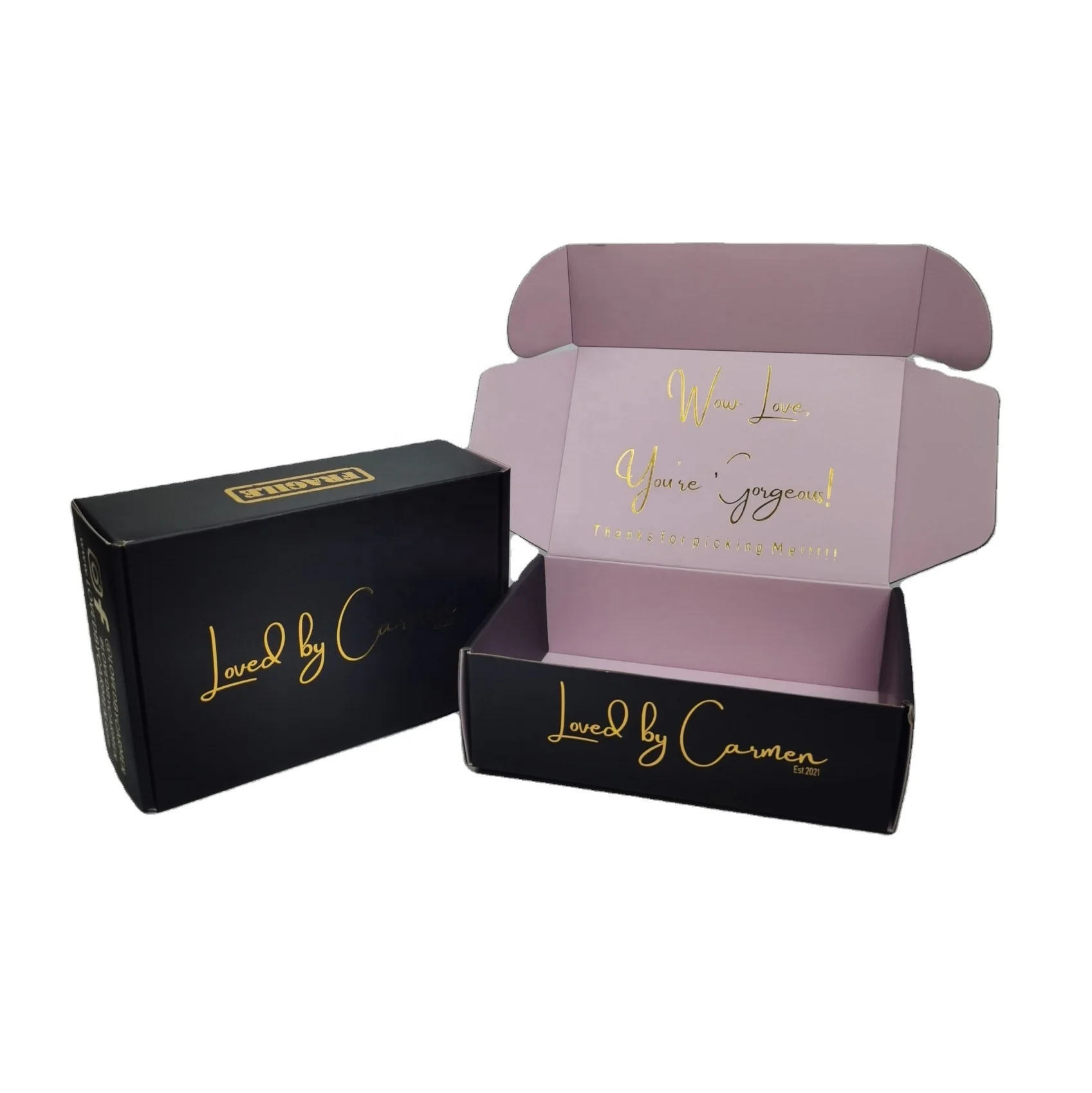Corrugated paper box electronic product packaging box earphone router Caja de embalaje food packaging