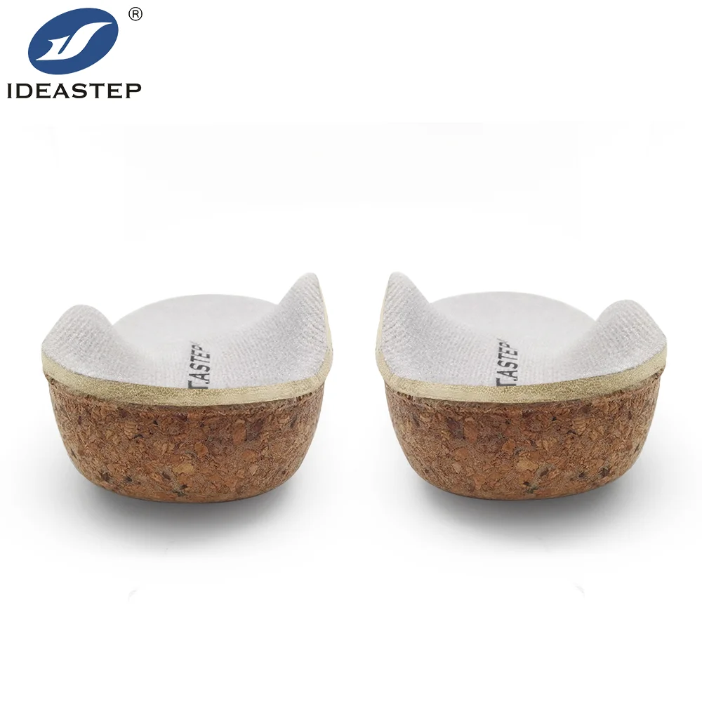 Factory Eco-friendly Sweat Absorption Breathable Cork Insole Natural Recycled Shoes Insert Silicone Pads Anti-slip for Soccer Sp