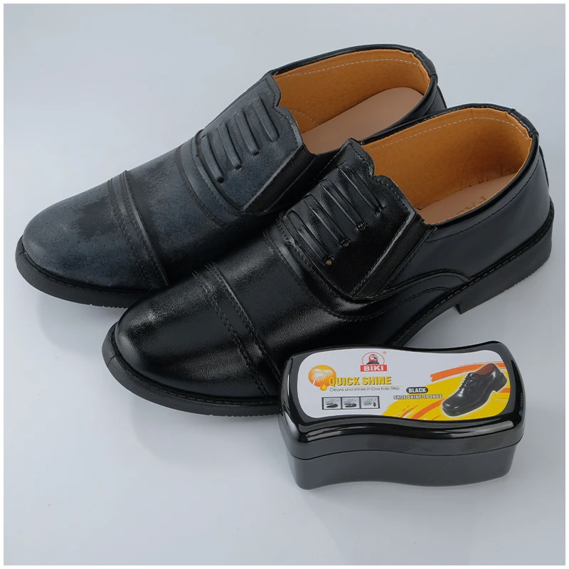 Хорошая цена Заводская ODM/OEM 6650B бесцветная БЫСТРОРАЗЪЕМНАЯ кожаная яркая Губка для обуви роскошная гостиничная поставка мгновенная губка чистки