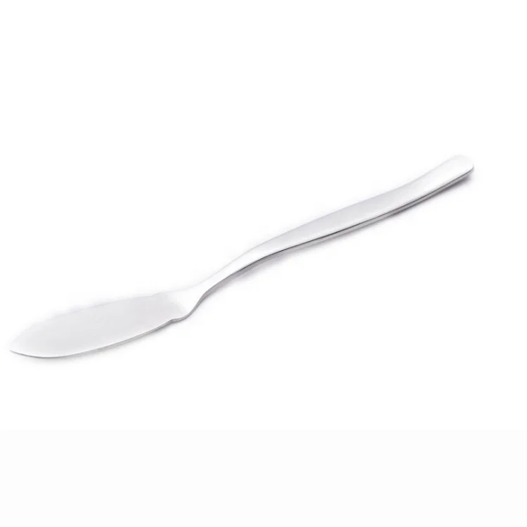 European hotel christmas custom logo stainless steel silver gold peanut butter knife