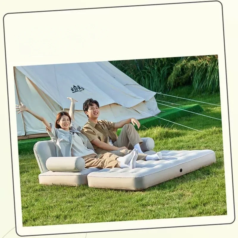 Inflatable Furniture Set with Pull Out Sofa Chair Air Bed Mattress and Pull Out Sofa Bed Sleep Away Futon Couch