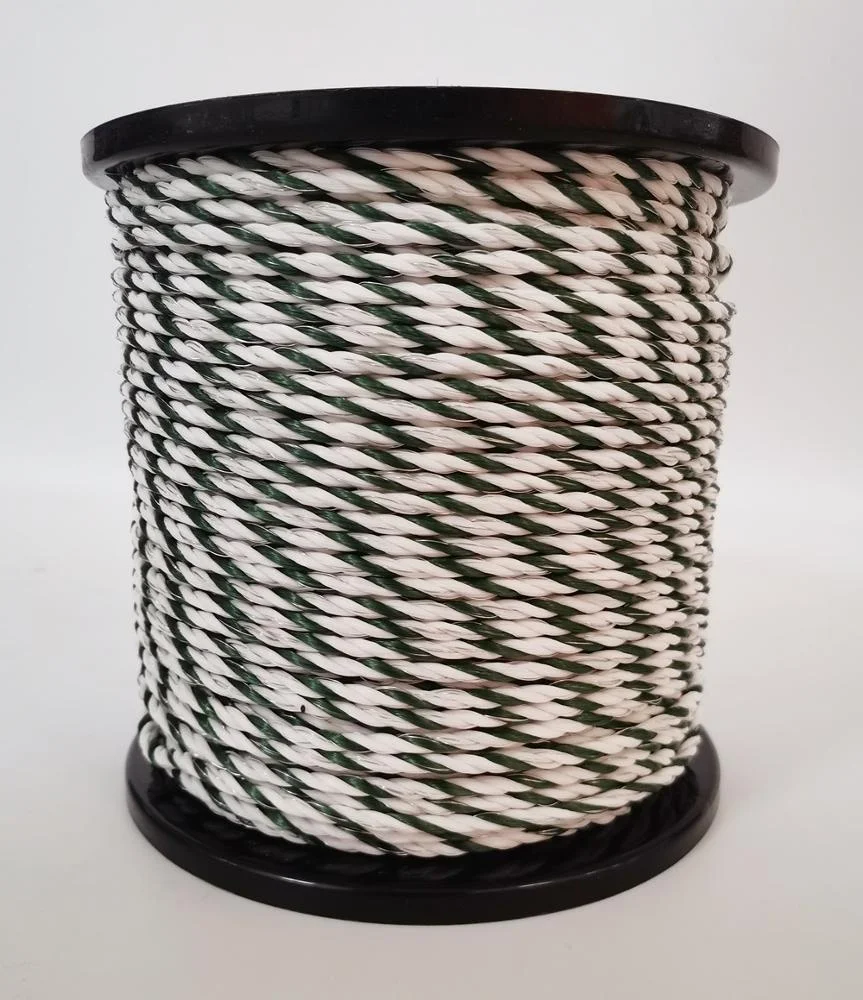 high duty 6MM electric fence poly rope for fencing