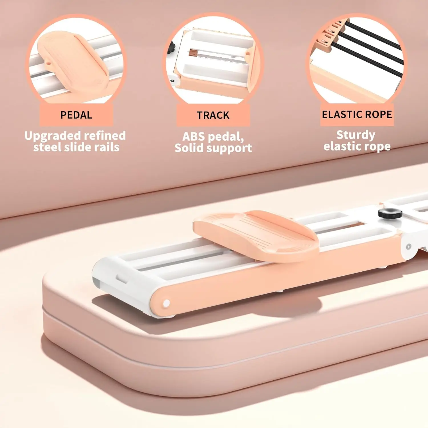 RS Custom Logo Sliding Machine Leg Exercise Equipment Kegel Fitness Pelvic Muscle Thigh Master Hip Trainer Ski Workout Exerciser