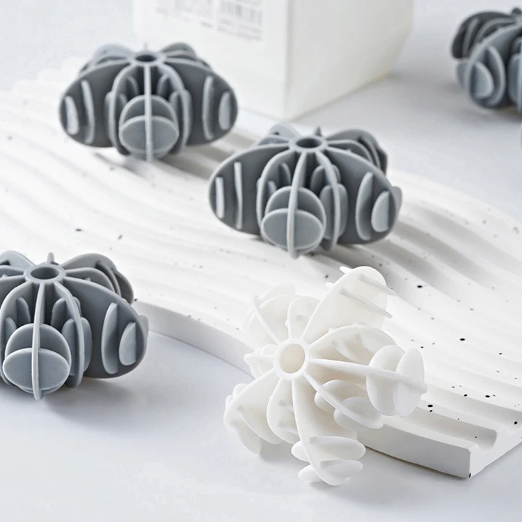 Silicone Laundry Balls Reusable Clothes Hair Remover Pet Hair Catcher Filter Washing Machine Cleaning Ball Clothes Anti Winding