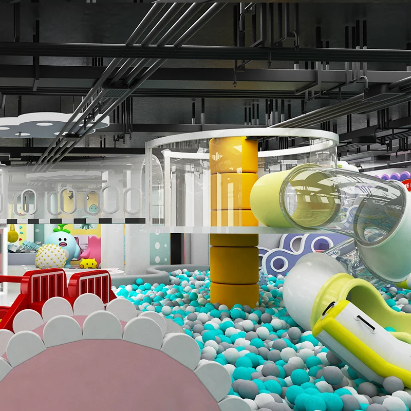 Commercial Children Small Indoor Playground Coconut Tree Equipment Rides Set Guangzhou