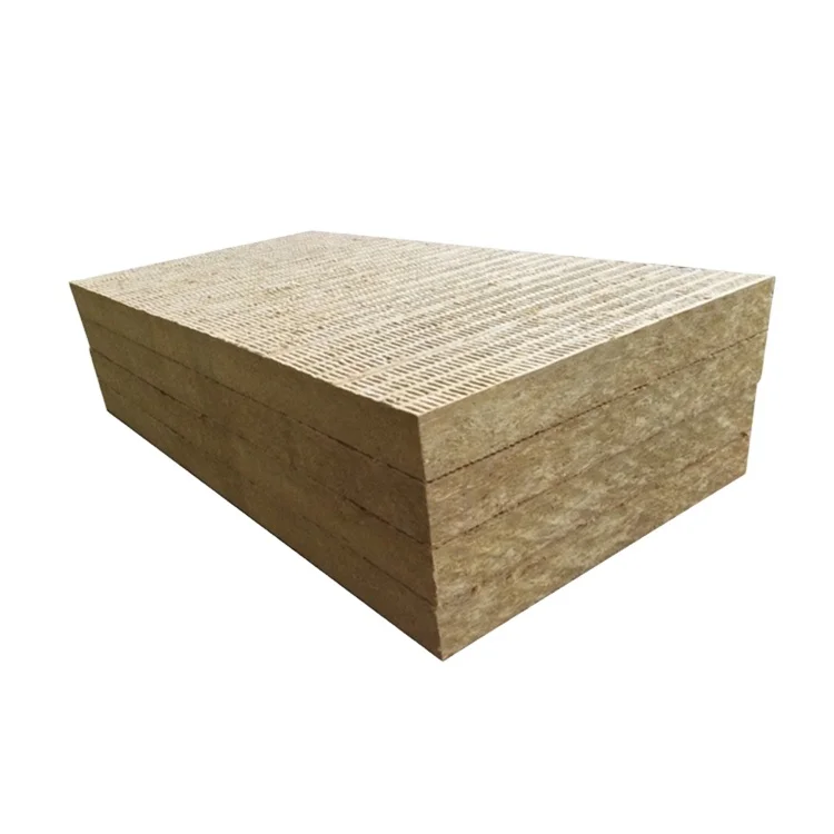 High compressive strength roofing insulation material thermal and sound isolation 150mm rock wool slab