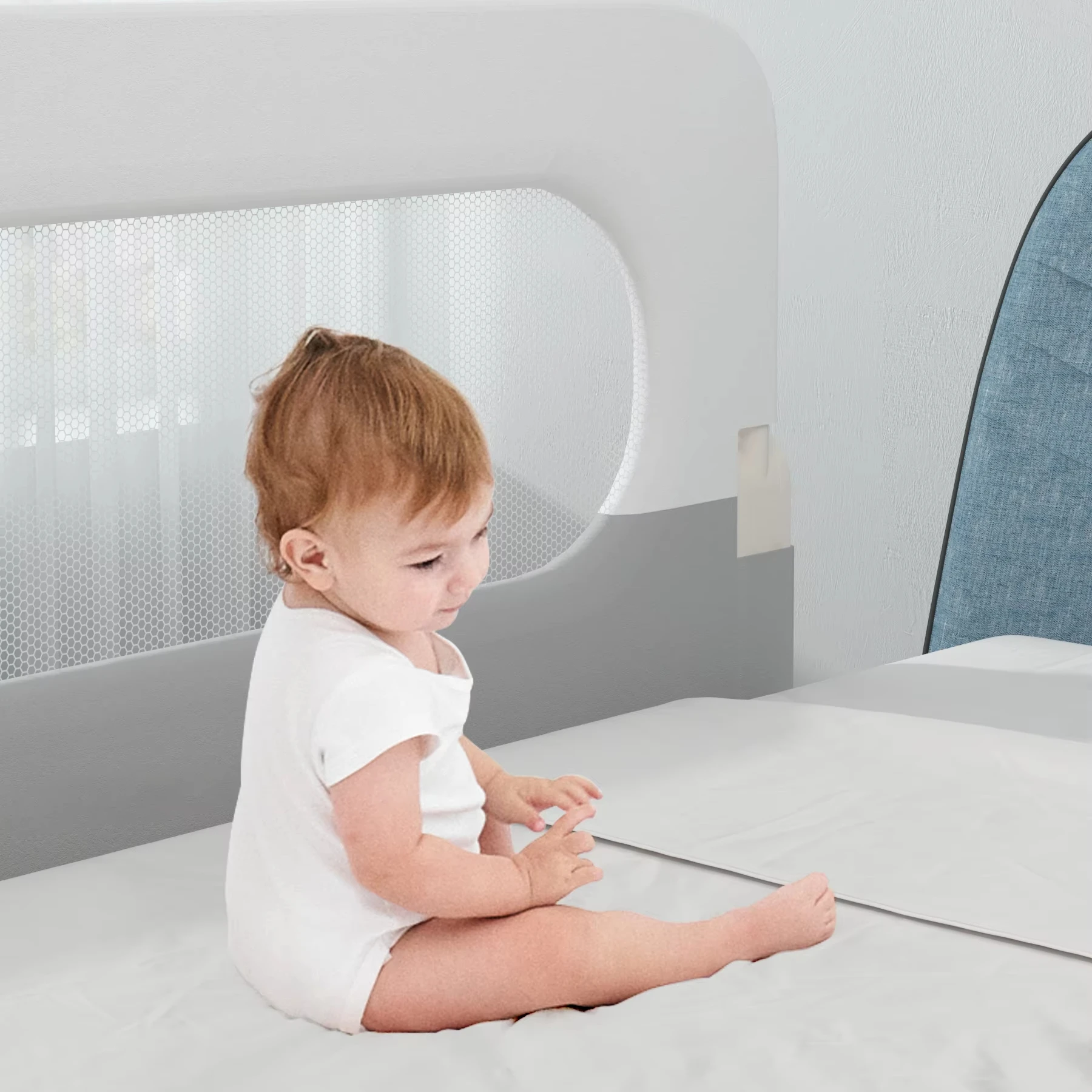 Chinese Babyproof Railing Adjustable Bed Side Rails Guard Bumper