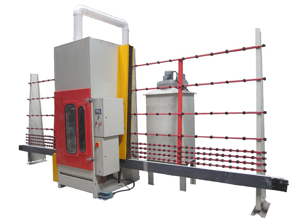 Fully Automatic Vertical Emery Glass Sand Blasting Machine for Manufacturing Plants Glass Factories Pump Engine Core Components
