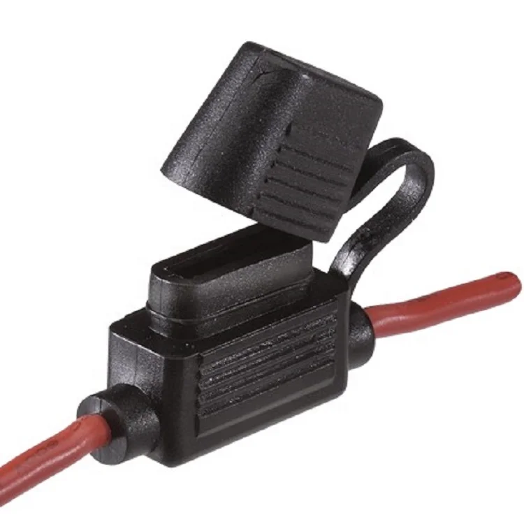 JH709J Series Standard Blade  Waterproof 5/10/15/20/30A Amp In Line Blade Fuse Holder 16awg 150mm eac