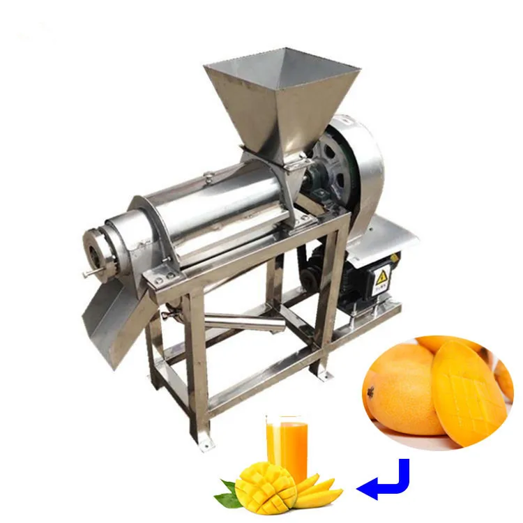 Stainless Steel Coconut Milk Screw Industrial Fruit  Watermelon Mango Pine Juice Crusher Juicer Extractor Machine