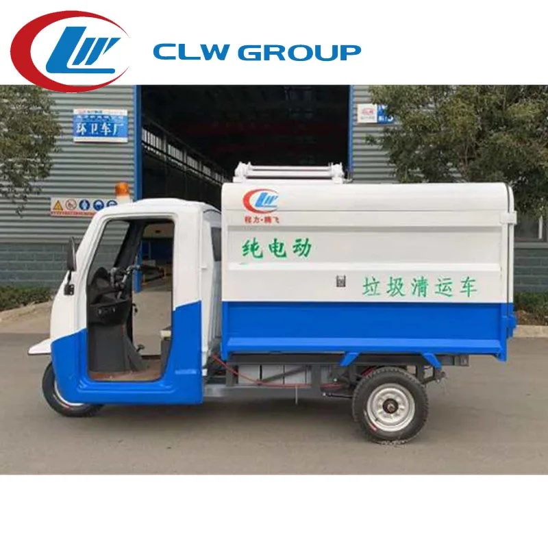 High Quality Sanitation Battery Wastage Cargo Electric Tricycle Three Wheel Garbage Collection Vehicle