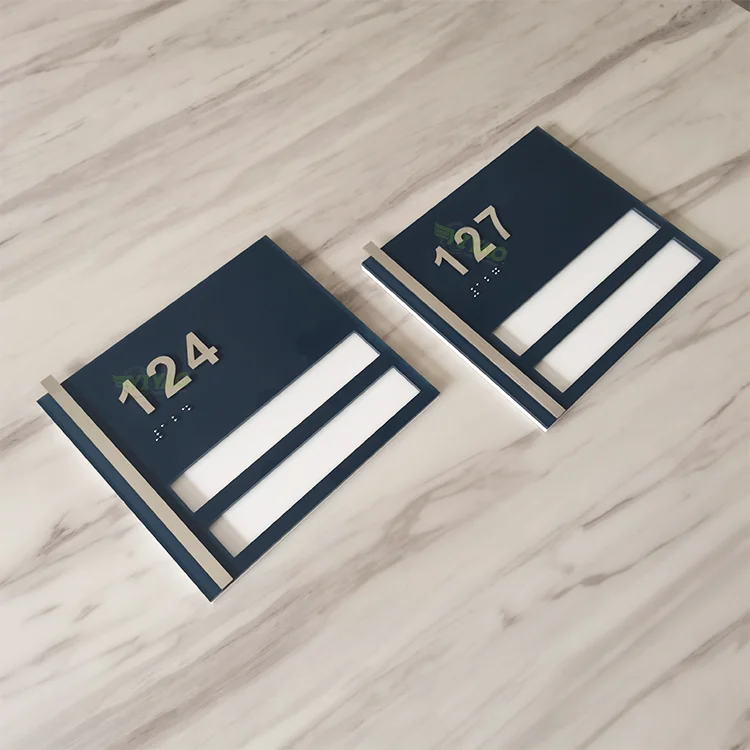 YIYAO school indoor sign plate office door number