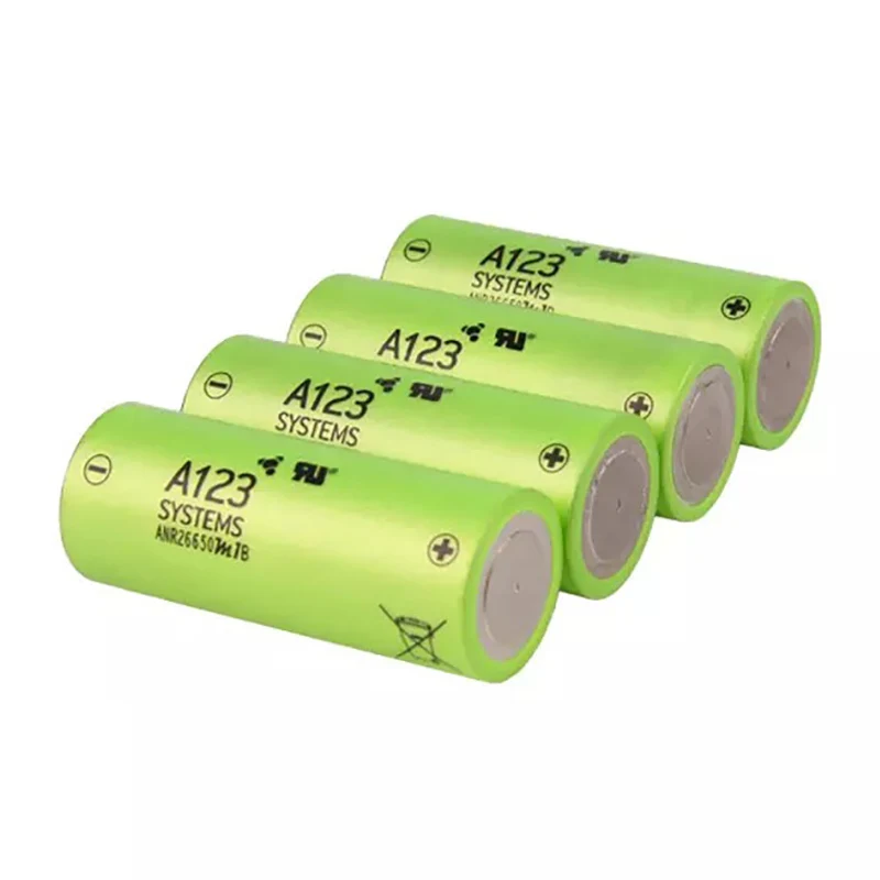 High C Rate A123 26650 Rechargeable Lifepo4 Akku Bateria 3.2V 3.3V 2500mah Cylindrical Li Ion Battery Cells For Flashlights