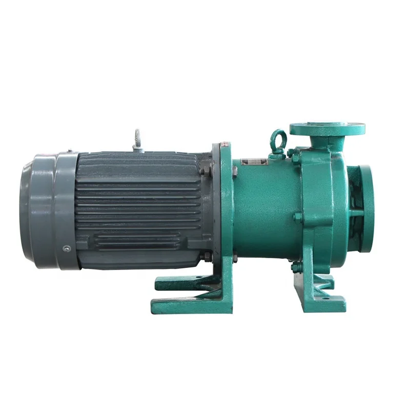 Lined plastic chemical brine infusion horizontal magnetic pump