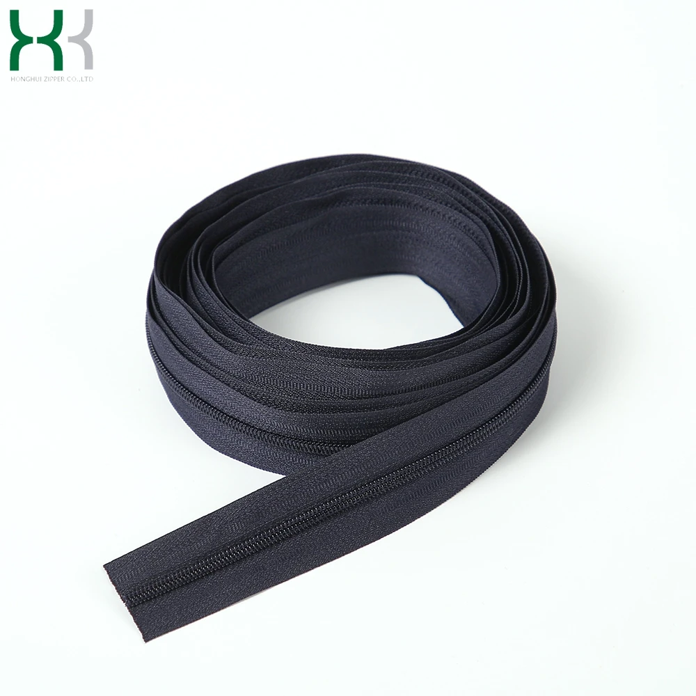 Free Sample Factory Custom navy #3 polyester Invisible Zipper fashion design waterproof zip