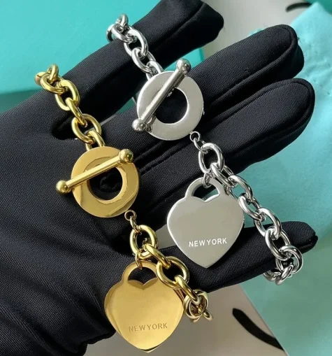 Designer Bracelet High Quality Non Tarnish Fashion Accessories Jewelry necklace Stainless Steel Jewelry Bracelet