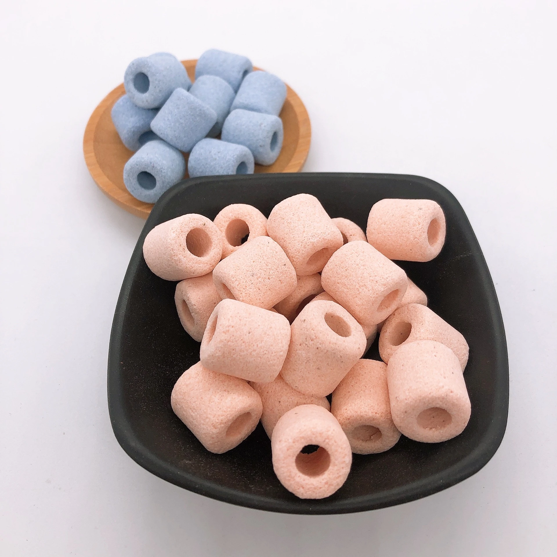 Fish Tank Filter Material Culture Bacteria Nitrifying Bacteria House Ceramic Ring Filter Two-Color Bacterial Ring