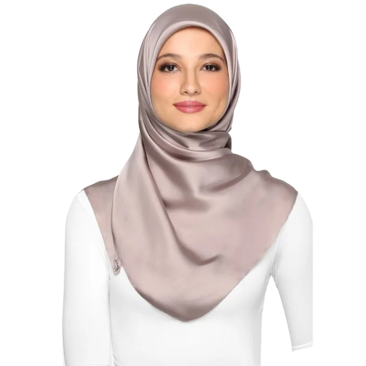 High Quality Comfortable Islamic Clothing Long Underscarf Singapour Inner Scarves shawl printing women square hijab scarf