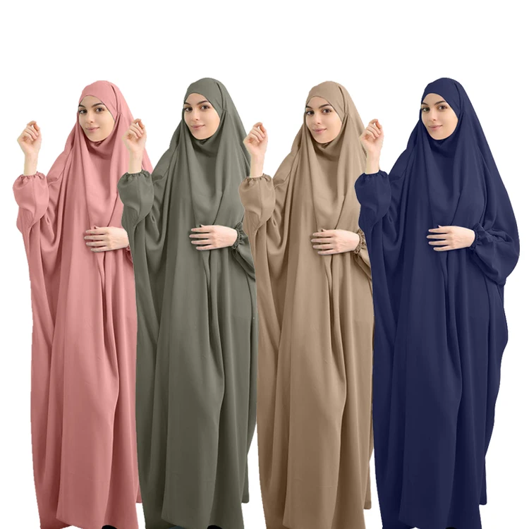 High Quality Traditional Women Full Cover Muslim Dress Turkey Chador  Burqa Modest Khimar Hijab Islamic Clothing Prayer Abaya