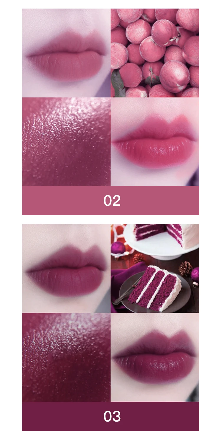 CNL-026 Matte Lip Gloss And Velvet Lap Glaze 2 In 1 Beauty Double Head Girl Lip Gloss Lip Oil