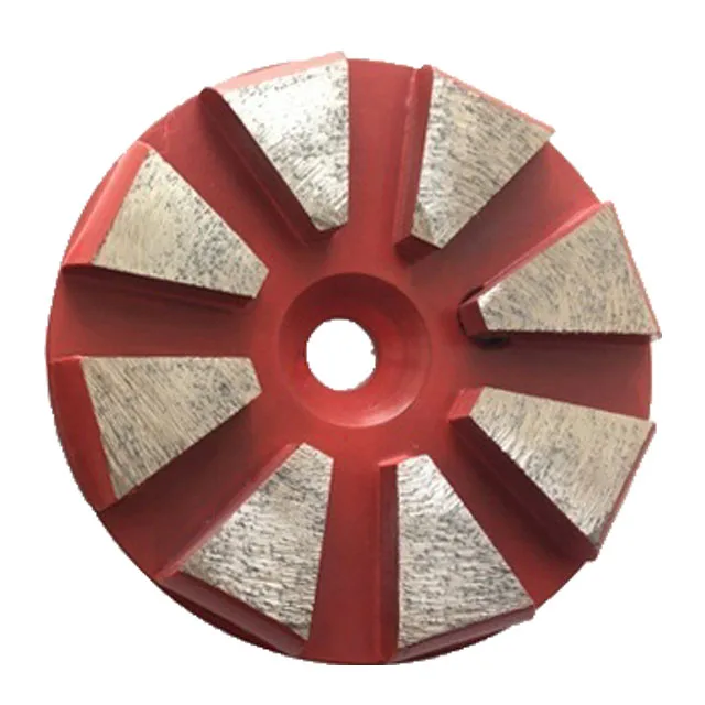 Manufacture metal werkmaster head grinding shoes disc for concrete polishing