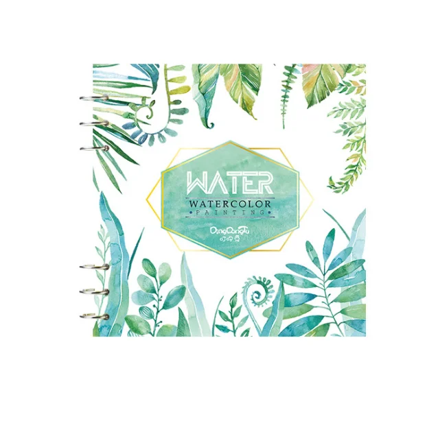 
Amazon Hot Selling 280gsm Watercolor Paper Pad A4 Size shading Texture 20 Sheets inner pages 