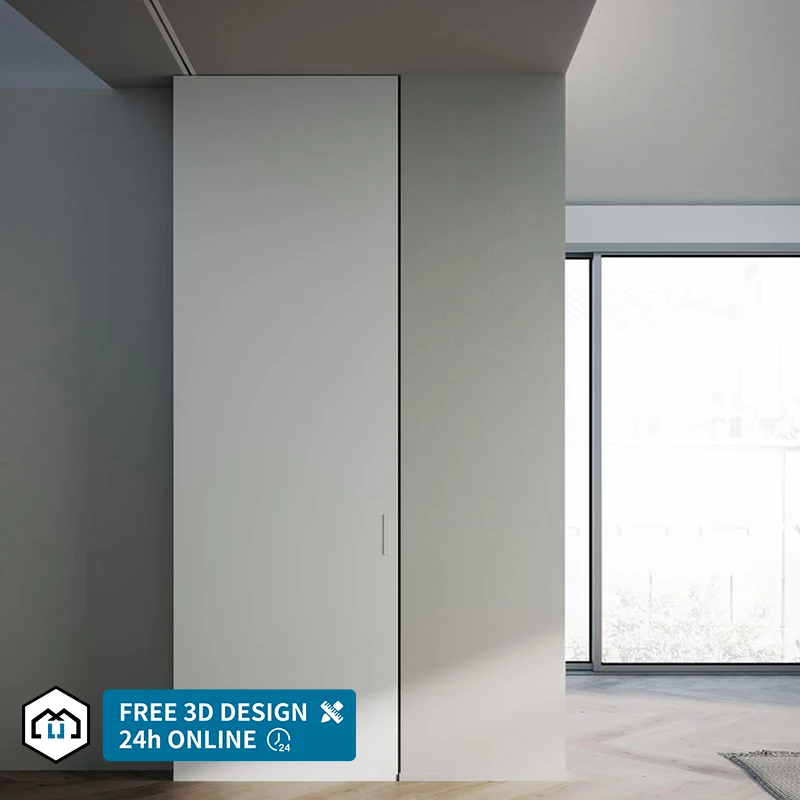 Automatic 30*80 2 Panel Interior Shaker Style Door Mdf Wood Molded indoor door white primed internal Slab doors