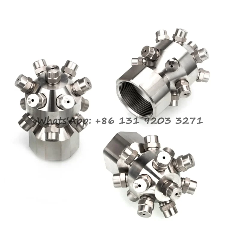 SS304 Stainless Steel Fixed 7-Head Tank Washing Nozzles home garden 13-Head Stationary Cluster TankJet Cleaning Nozzle
