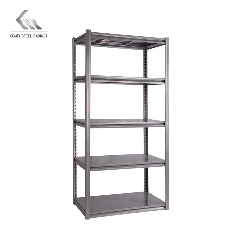 Boltless Adjustable Industrial Warehouse Store Home Garage Shelving Metal Frame 5 Layer Sheet Storage Shelf Rack