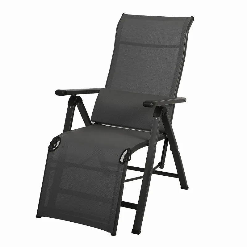 
New Design Outdoor Comfortable Convenient Folding Beach Chaise Lounge Chair 