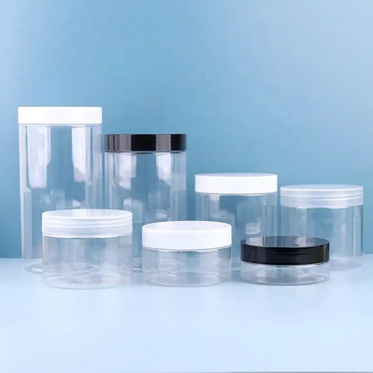 Top Grade 100ml 150ml 200ml Small Round Hard Candy Glass Jar Glass For Sugar Candy Spice