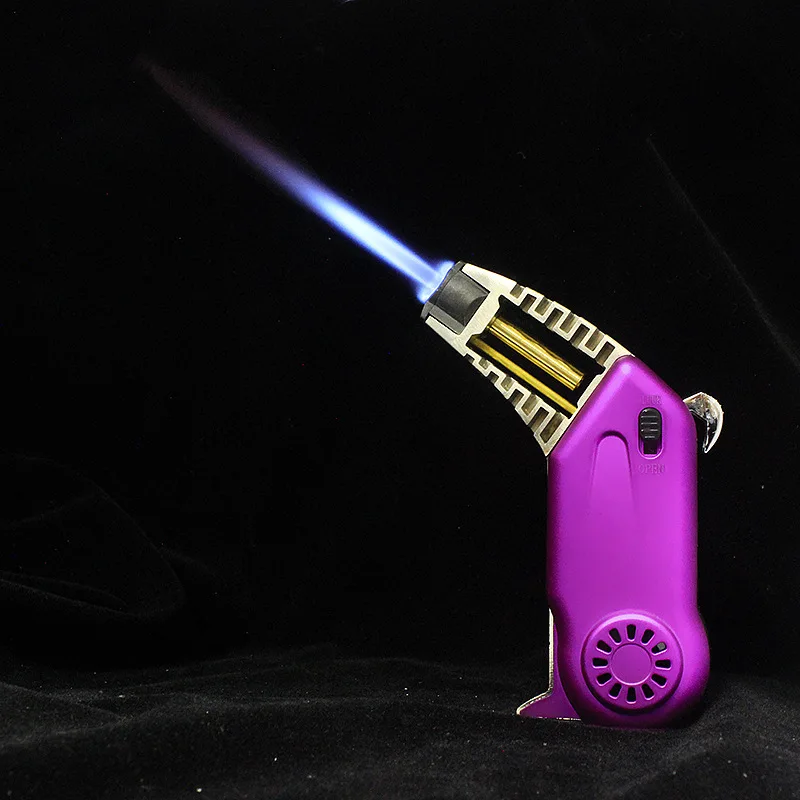 High-Powered Torch Lighter Adjustable Gas Lock Fire Inflatable Welding Torch Lighter