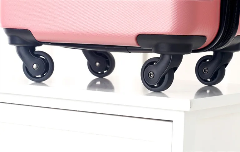 Wholesale Upright Horse ABS Material suitcase luggage set trolley travel bag luggage valise carry on luggage