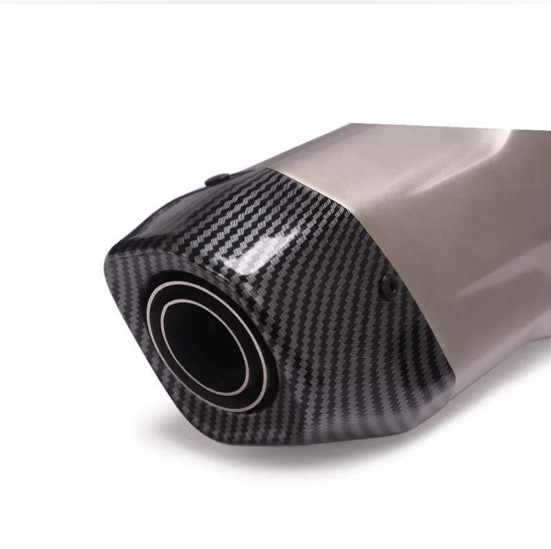 New Design Universal Motorcycle Exhaust For MT09 R1200GS Ninja 400 F750GS Modified Muffle 51mm Muffler Silencer