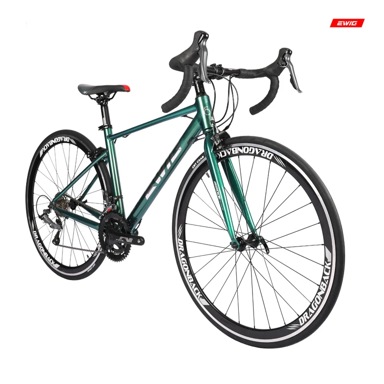 EWIG Cheap Price Chinese Bicycle 700c Aluminium 44cm 46cm 48cm 50cm Frame 16 Speed Cycle Adult Race Road Bike for Student