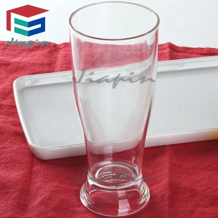 12oz unbreakable Plastic Pilsner glass drinking beer mug cup water glass for camping