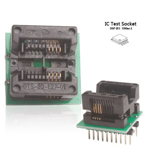 SOIC8 SOP8 to DIP8 IC Socket Wide 150mil 200mil Wide-body Seat Programmer Adapter Socket Smart Electronics