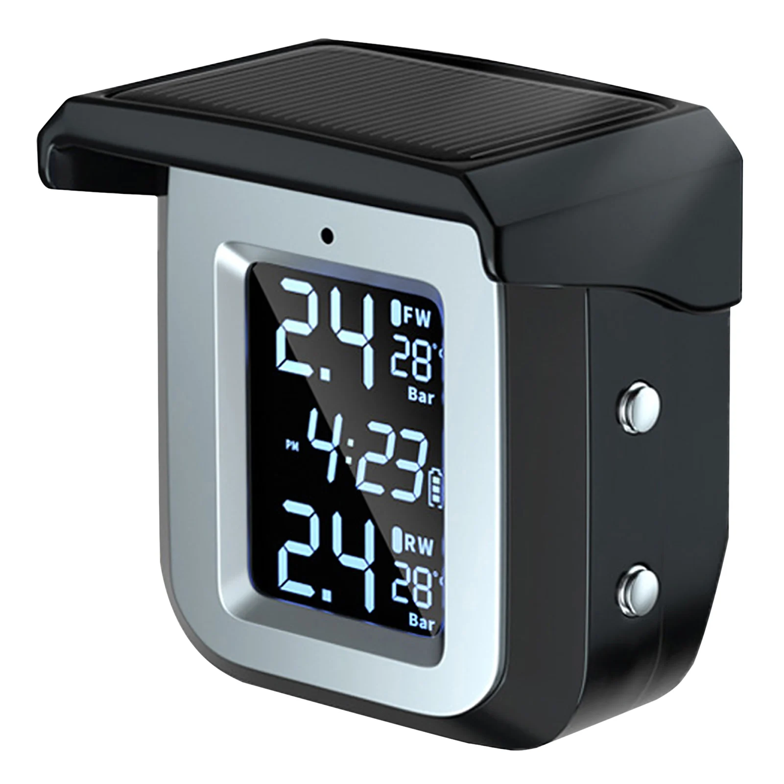 Motorcycle tire pressure monitor solar wireless locomotive electric vehicle detector Waterproof high monitoring