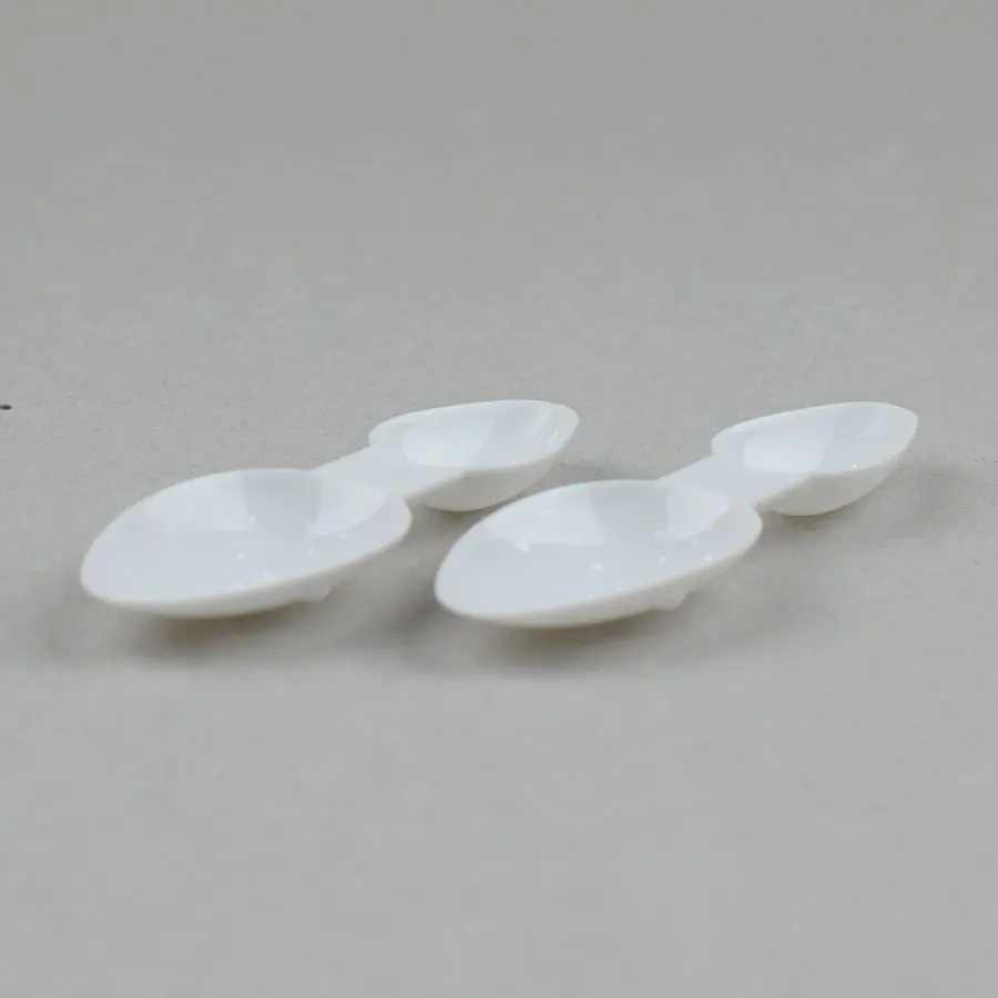 White Translucent PP Single or Double End Plastic 2.5ml to 5ml Measuring Spoons