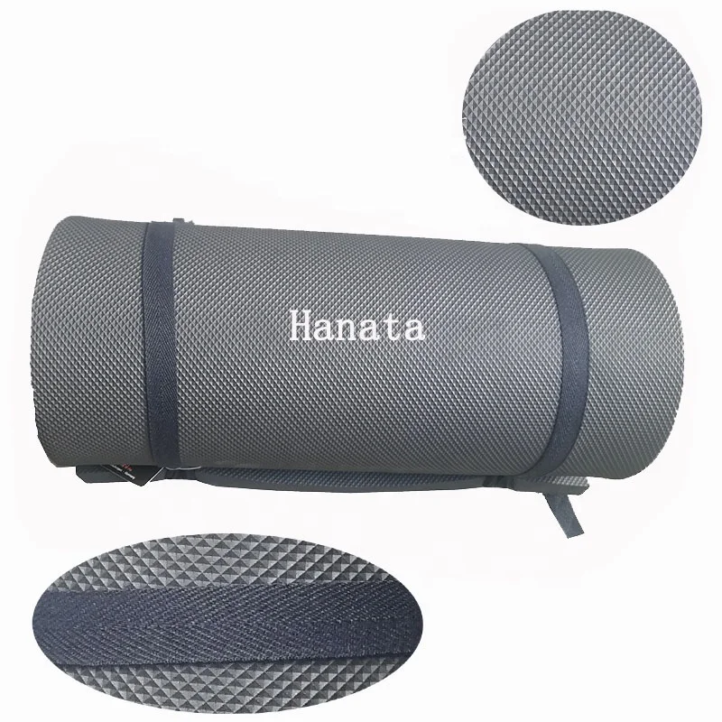 Outdoor EVA foam camping mat Black closed cell foam mat XPE outdoor training waterproof  sleeping mat Field training foam pad