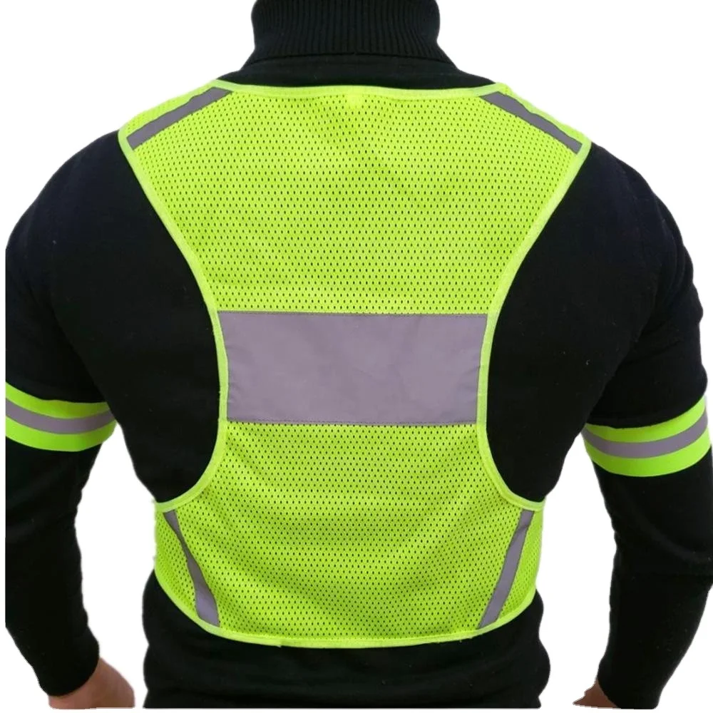  Светоотражающий жилет под управлением отражатель куртка hi vis безопасности Регулируемый