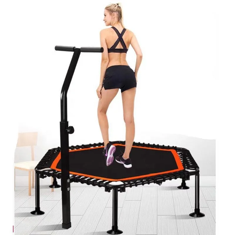 
DELUXE Cost-Effective 40Inch Adult Indoor Mini fitness trampoline rebounder outdoor exercise trampoline for kids 